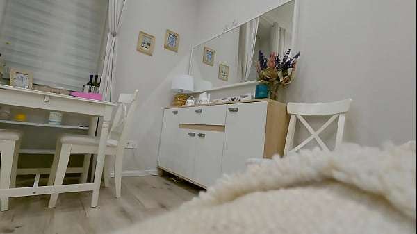 Hot sexy French Blonde in Porn Casting with her Tennis Skirt to do some House Work