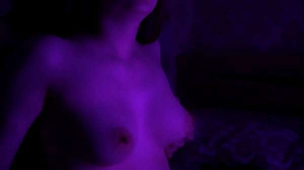 I squeeze my friend’s soft breasts and pull her nipples