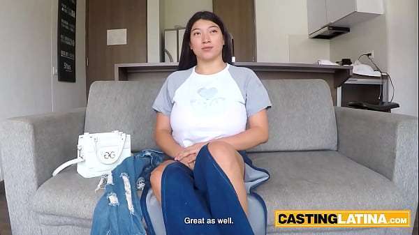 Massive titted amateur BBW latina thot Kaori convincing the perv producer