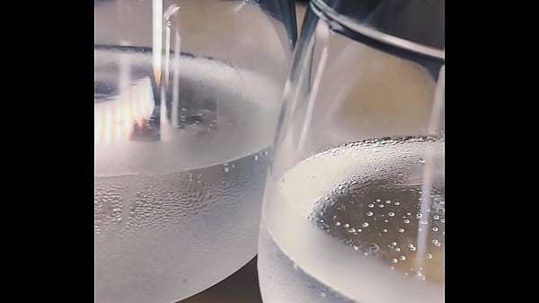 Mature fitness couple has sex in the kitchen until a big cumshot on their feet MILF BWC Silvanalee