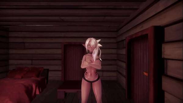 Monster girl island. Faranne scene, face sitting and tits fuck. Porn game