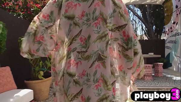 Petite black teen Lily Lilac shows perfect bubble butt after hot striptease