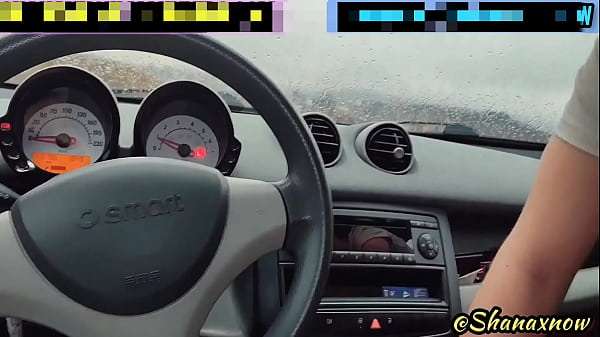 SHANAXNOW PERFECT CAR POV BLOWJOB DEEPTHROAT CUM INSIDE MOUTH