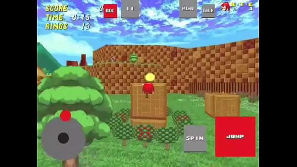 Sonic Robo Blast 2 Knuckles all emeralds   Pipe Towers Zone