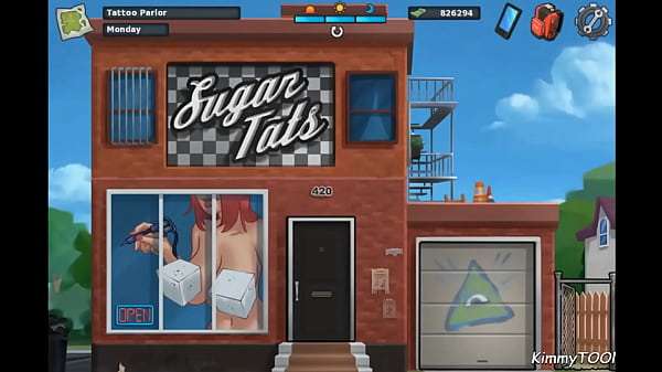 Summertime Saga – Biker Girl getting Fucked on her motor cycle – Riding Bike sex