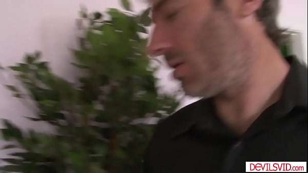 Teen babysitter seducing her boss and makes him fuck her ass