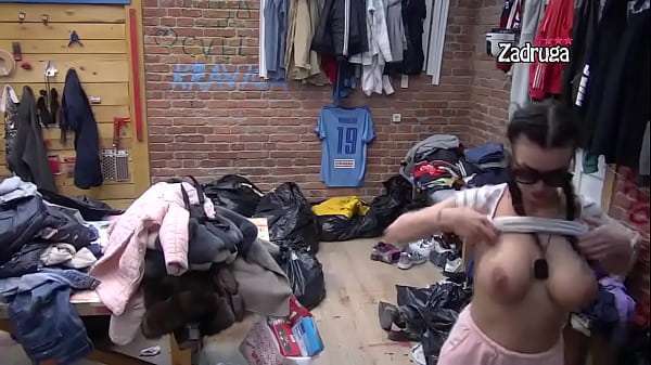 Zerina shows her bimbo tits