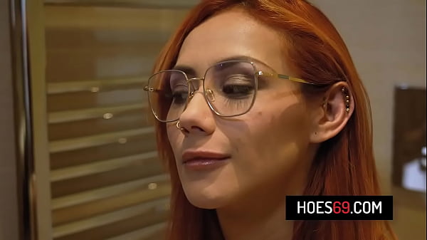 Beautiful redhead Veronica Leal gets a big cock deep into her ass