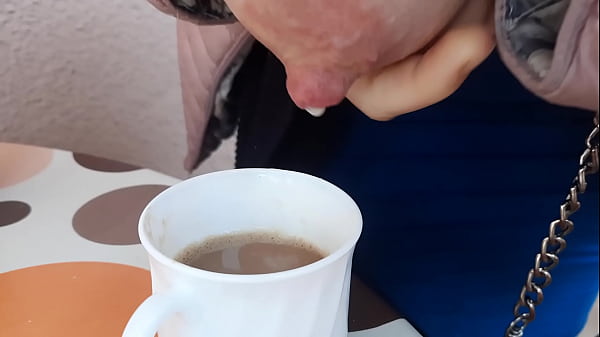 Breakfast coffee with milk!