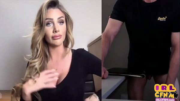 CFNM femdom voyeur MILF watching guy wanking on web cam