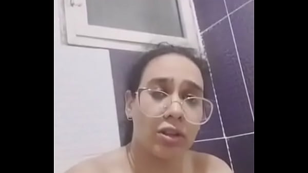 Egyptian girl in the bathroom