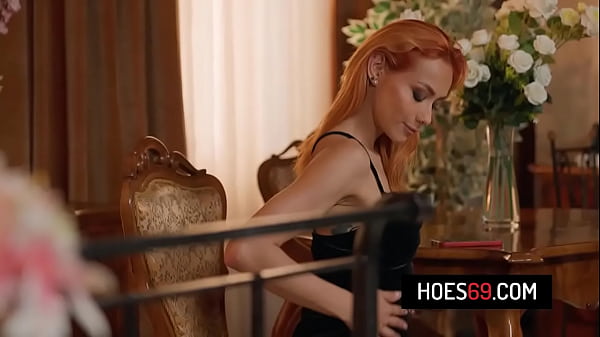 Horny redhead latina Veronica Leal gets her ass fingered and analed