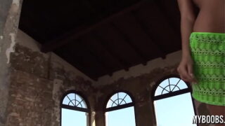 Hot Big Natural Tits Blonde Ines Cudna masturbate in Old Town