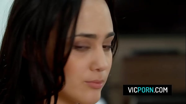 Hot brunette babe Alice Hernandez have passionate sex with her boyfriend instead of doing yoga