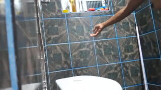 My Black panther in shower