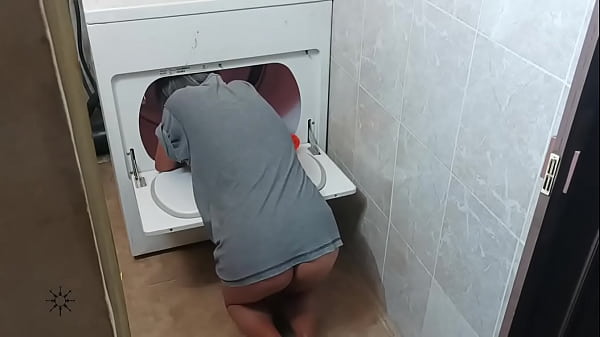 My stepbrother finds me trapped, he helps me with his big penis that drains rich semen.