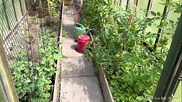 She takes care not only of the greenhouse but also of my penis-MarLyn Chenel