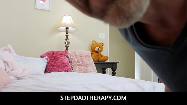 StepdadTherapy  –  Pervy dad sets up a camera to spy on stepdaughter- Leia Rae
