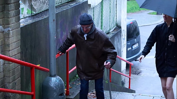 teen ass destroyed by a old man