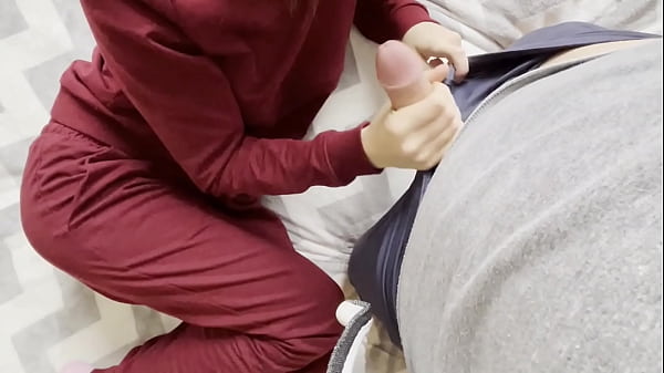 Double Penetration. Stretching Her Ass with a Dildo and My Cock in Her Pussy, Ending with Anal Cum