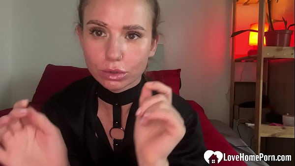 Horny teacher riding her favorite new dildo