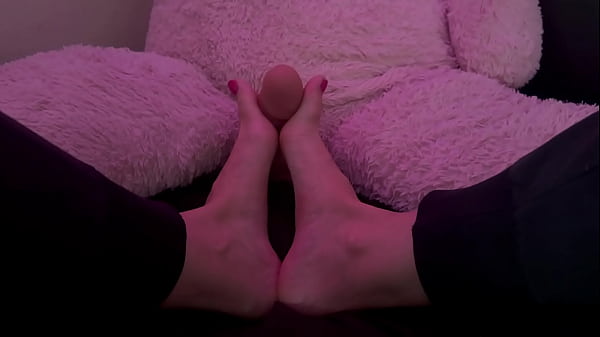 Artemisia Love Feet Fetish FootJob on Dildo Italian Horny Milf Full video on OF