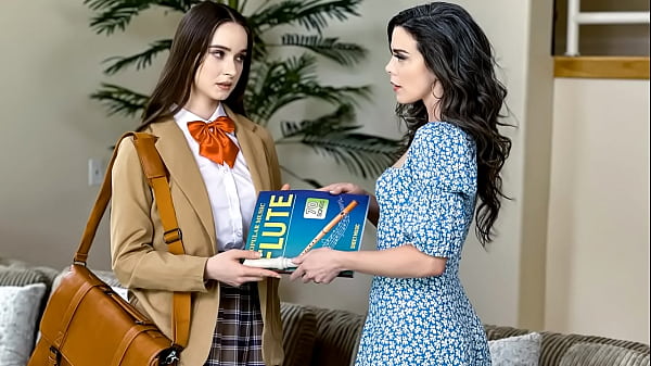 Little Cutie Can’t Resist Her Mature Music Teacher’s Advances