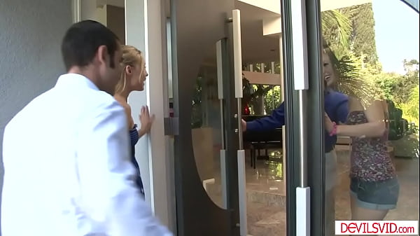 Best friend swingers sharing wives fucking them side by side