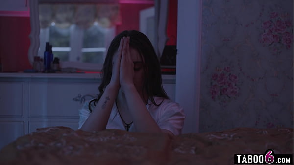 Priest fucks curious virgin teen Penelope Kay in her ass