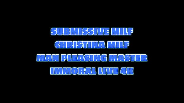 SUBMISSIVE MILF Christina Shine is MAN-PLEASING MASTER – IMMORAL LIVE 4K