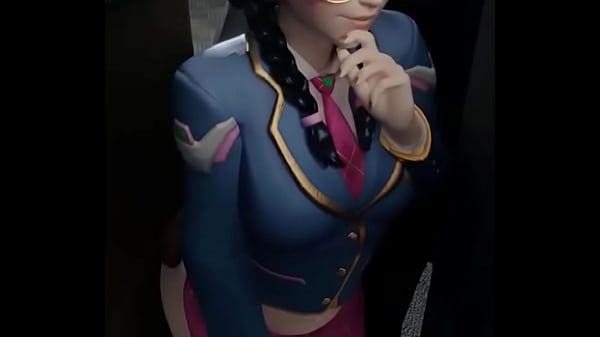 D.VA HARD ANAL FUCKED BY BBC OVERWATCH CARTOON 60FPS