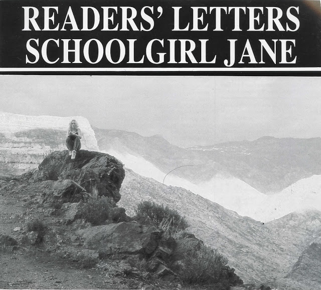 Readers’ Letters — Schoolgirl Jane