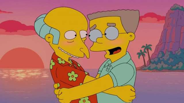 Homosexual moments: Smithers dei Simpson e il video del coming out!