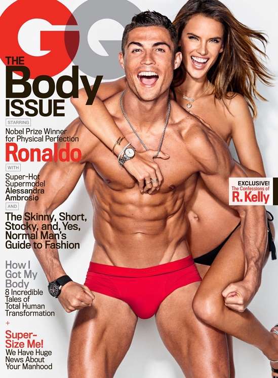 CR7 aka Cristiano Ronaldo in copertina per GQ The United States