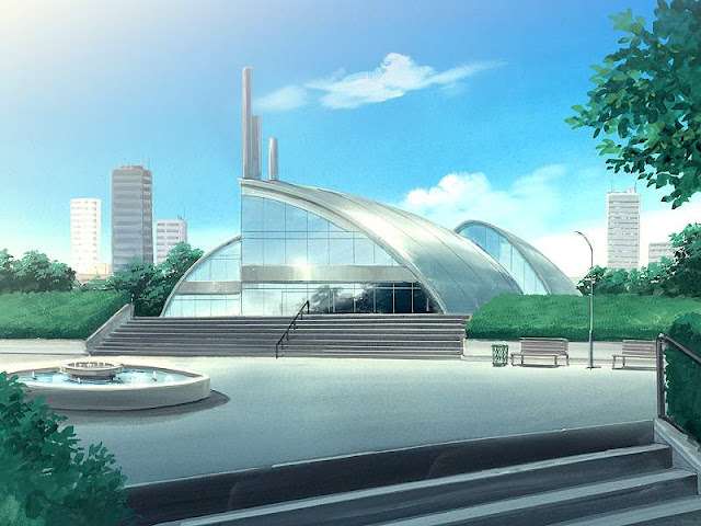Futuristic Constructing (Anime Background)