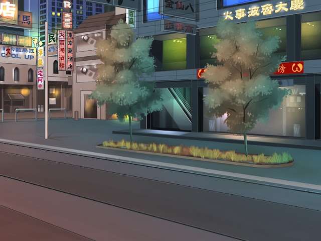 Industrial City Avenue (Anime Background)