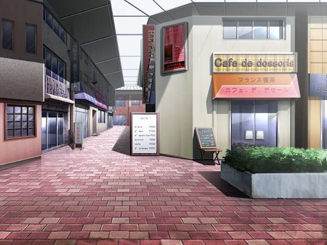 Cafeteria Corner (Anime Panorama)