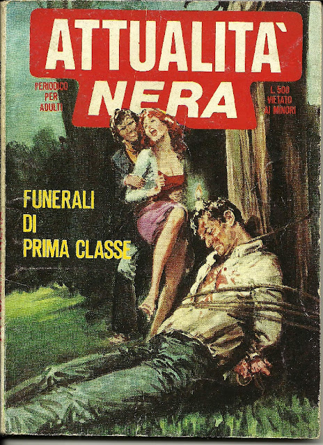 I MITICI FUMETTI: ATTUALITA’ NERA in…FUNERALI DI PRIMA CLASSE (ALBO N.115)