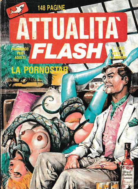 I MITICI FUMETTI: ATTUALITA’ FLASH in….LA PORNOSTAR (ALBO N.17 – II SERIE)