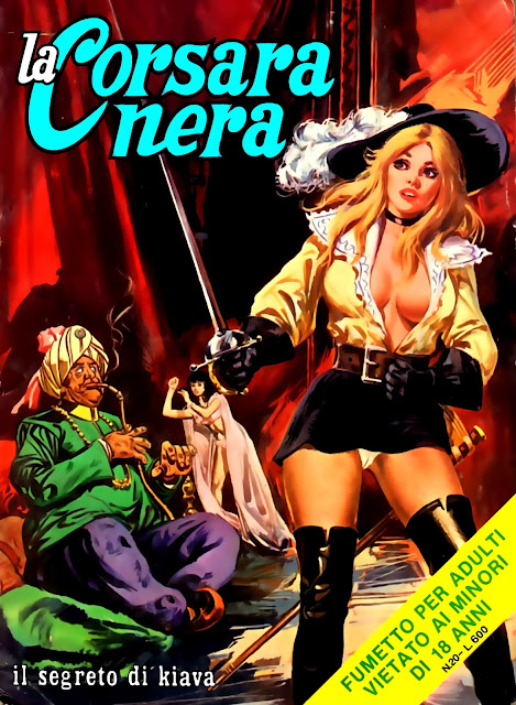 I MITICI FUMETTI: CORSARA NERA in…..IL SEGRETO DI KIAVA