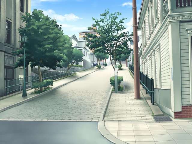 Residential Avenue (Anime Panorama)
