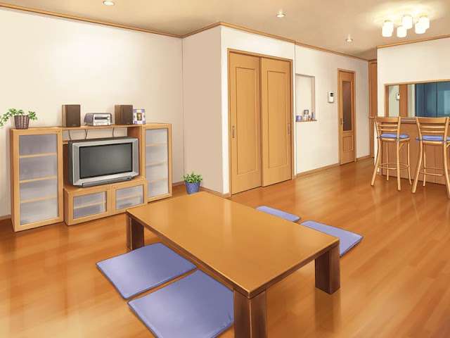 Eastern Wood Living Room (Anime Landscape)
