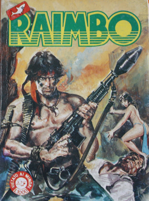 I MITICI FUMETTI: RAIMBO in….LE ORIGINI (PRIMO MITICO NUMERO)