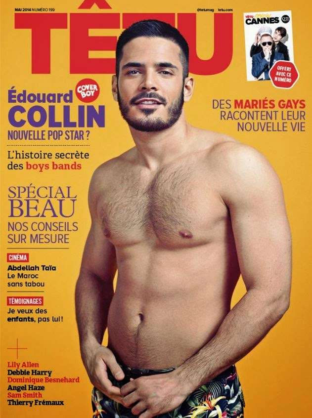 Têtu: seconda copertina per l’attore Édouard Collin