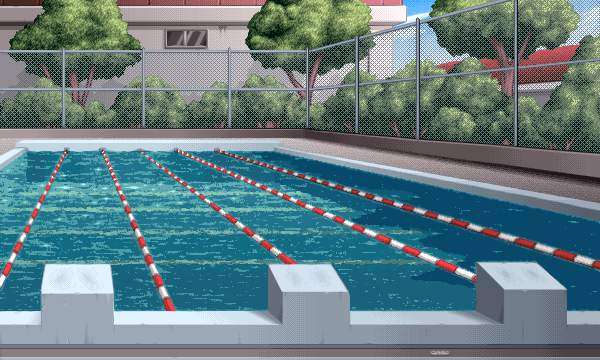 Delivery air Minute Swimming Pool (Anime Background)