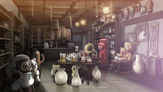 Extraordinary Antiques Store (Anime Background)