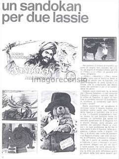 “Un Sandokan per due Lassie” – “Il giornale dei genitori” gennaio 1978