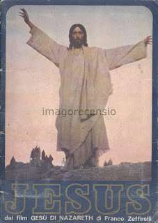 Jesus, dal film “Gesù di Nazareth” di Franco Zeffirelli – album figurine Panini 1977