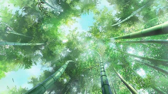 Huge Bushes (Anime Landscape)