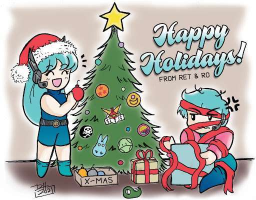 Joyful Holidays from The Anime Nostalgia Podcast!